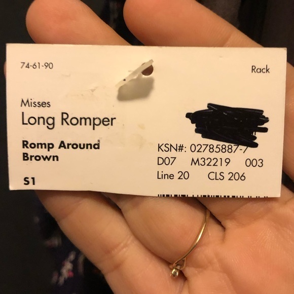 Apostrophe | Romp Around Brown Long Romper - Picture 10 of 11